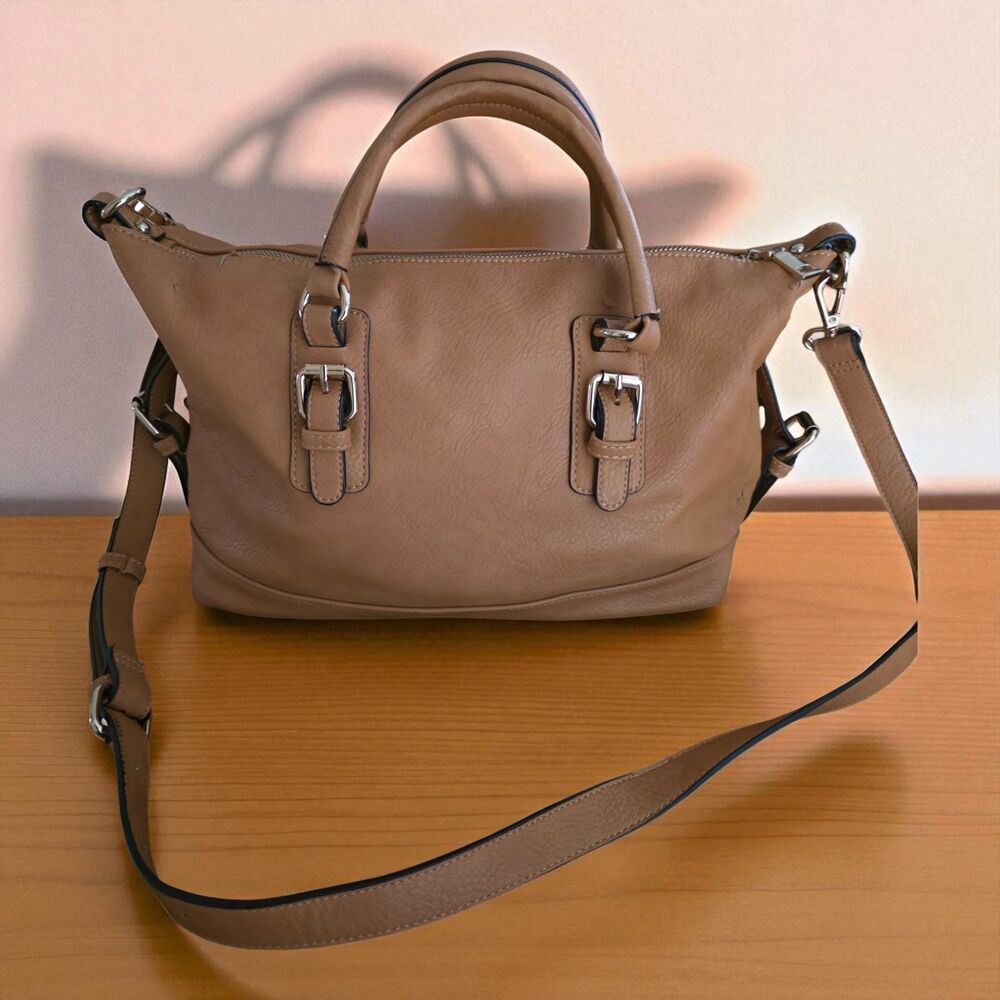 Urban Expressions Women’s Handbag – Light Brown, Spacious Interior, Straps